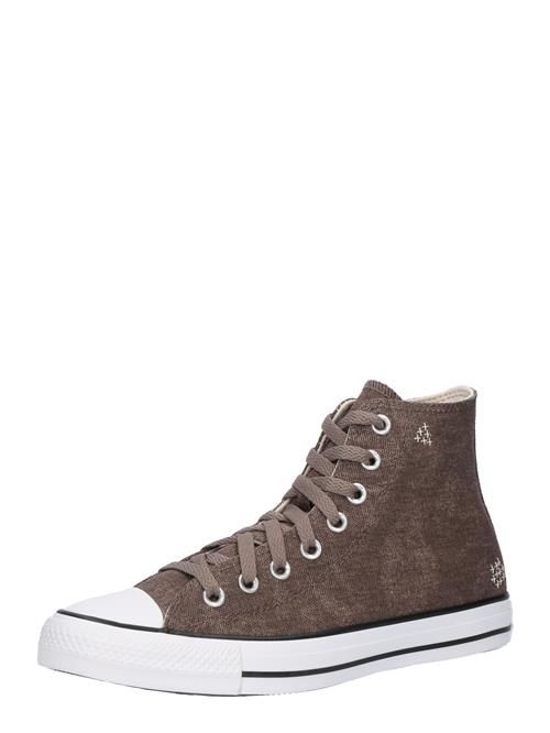 Se CONVERSE Sneaker high 'CHUCK TAYLOR ALL STAR'  beige / mørkebrun / taupe / hvid ved About You