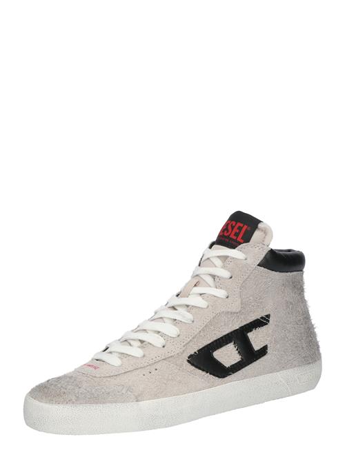 DIESEL Sneaker high 'S-LEROJI'  greige / rød / sort