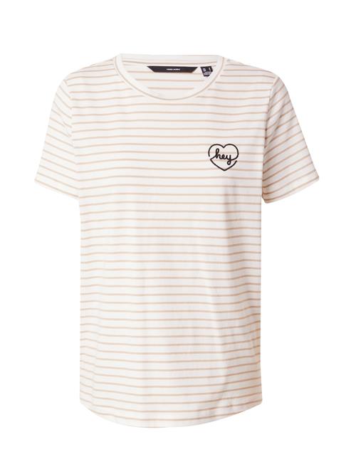 VERO MODA Shirts  lysebrun / sort / hvid