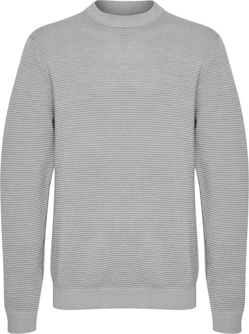 Se !Solid Sdvalencia Mand Light Grey Melange Sweaters Regular Fit Str M - hos Magasin ved Magasin