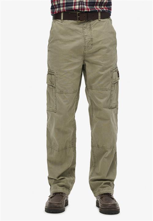 Superdry Baggy Cargo Pants Mand Olive Khaki Cargo Bukser Str 32/34 - hos Magasin