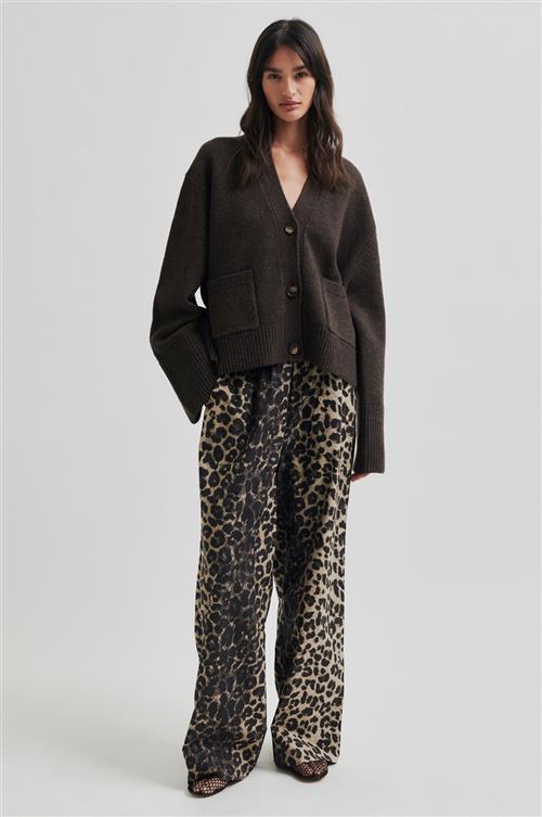 Second Female Leora Trousers Kvinde Mulch Bukser Str M - Bomuld hos Magasin