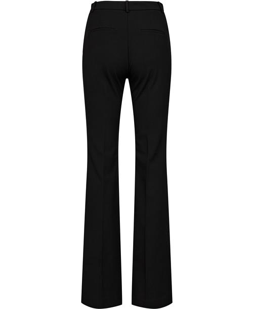 MANGO Highwaist Flared Trousers Kvinde Black Bukser Str 44 - hos Magasin