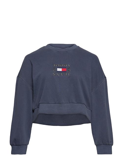 Tjw Crv Crop Timeless Box Crew Tommy Jeans Blue