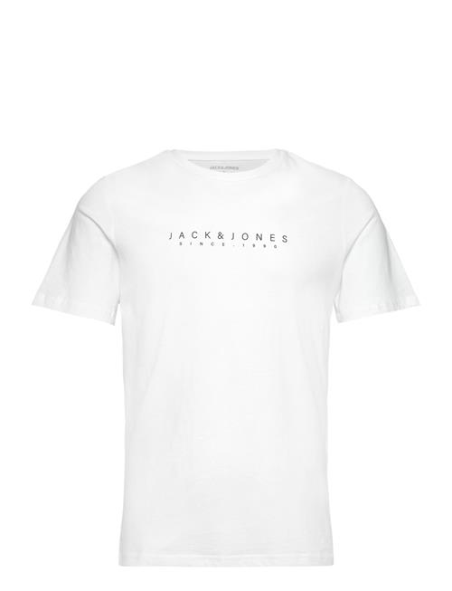 Jack & Jones Jjsetra Tee Ss Crew Neck Jack & J S White