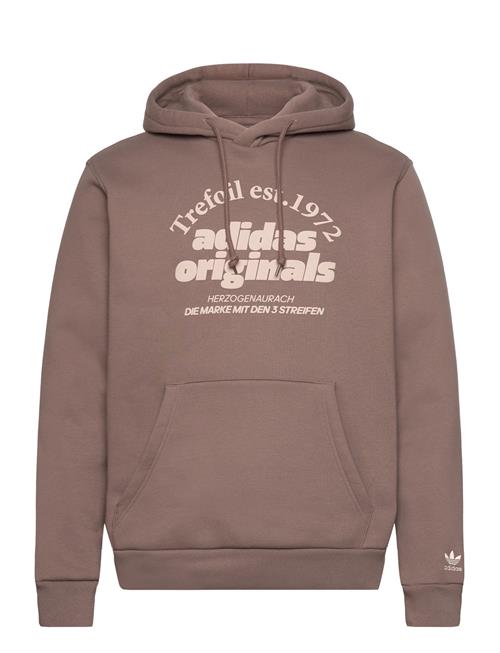 Se adidas Originals Grf Hoodie Adidas Originals Brown ved Booztlet