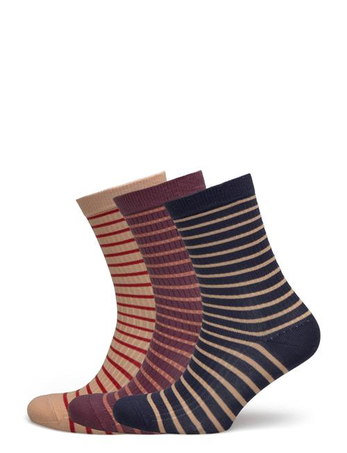 mp Denmark Lydia Socks 3-Pack Mp Denmark Navy