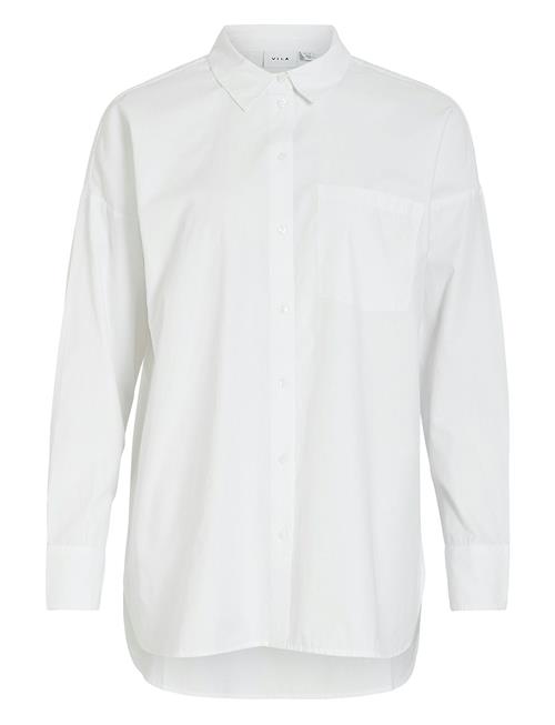 Vidarma L/S Loose Button Shirt - Noos Vila White