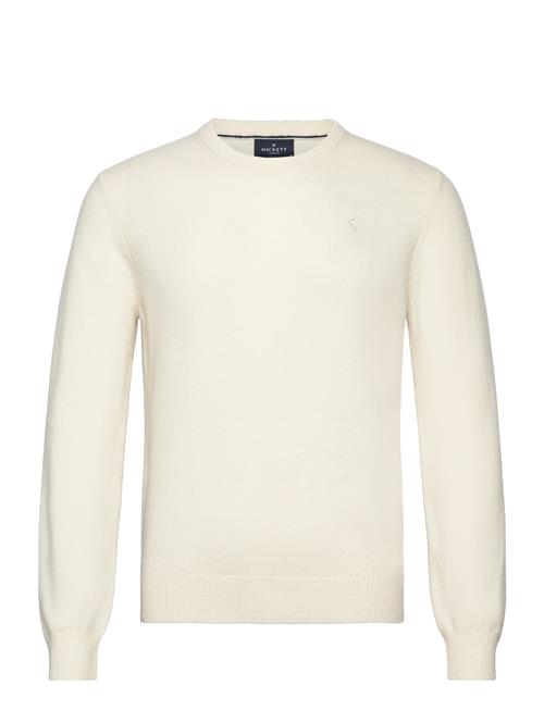 Hackett London Lambswool Crew Hackett London Cream