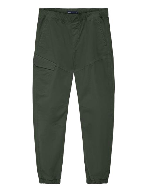 Se Kids Only Koblaurits Cargo Pant Pnt Kids Only Green ved Booztlet