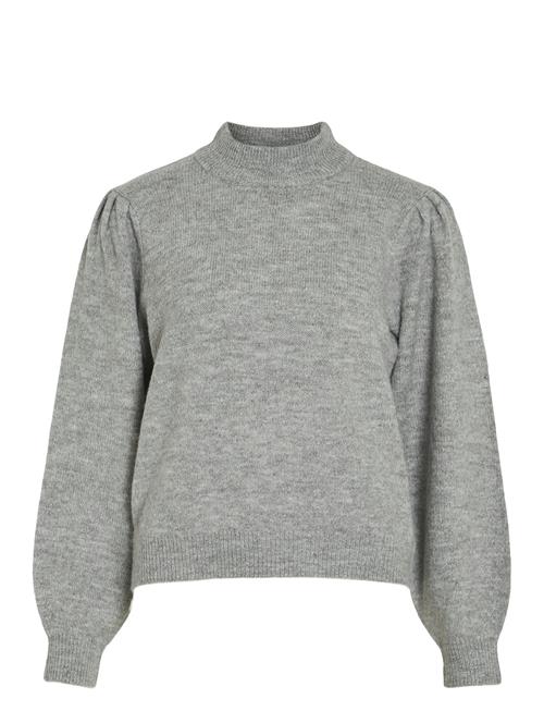 Vila Vimonica L/S O-Neck Knit Top/Pb Vila Grey