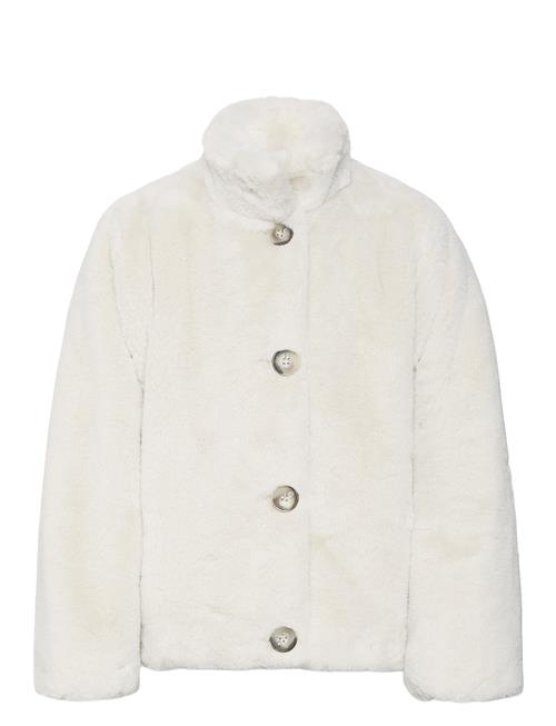 Vero Moda Girl Vmsonjaeva Short Faux Fur Jacket Girl Vero Moda Girl White