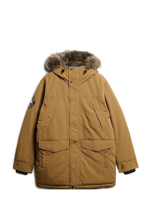 Superdry Everest Faux Fur Parka Jacket Superdry Brown