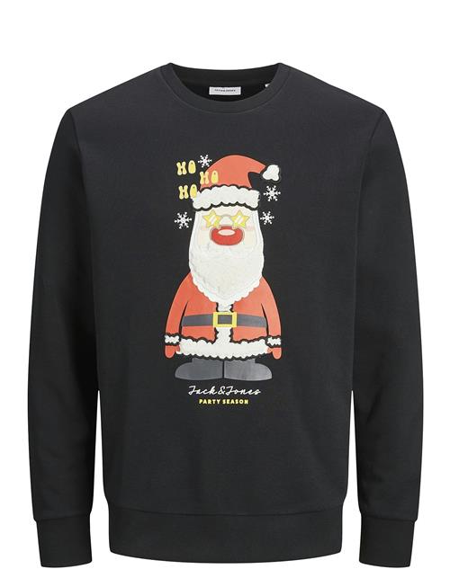 Jack & Jones Jjxmas Jolly Sweat Crew Neck Jack & J S Black