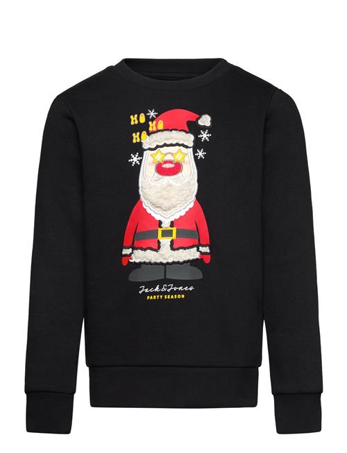 Jack & Jones Jjxmas Jolly Sweat Crew Neck Jnr Jack & J S Black