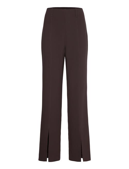 Se French Connection Whisper Front Split Trouser French Connection Brown ved Booztlet