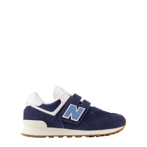 New Balance 574 Kids Sneakere Med Velcrostrop Navyblå | Marine blå | 33 EU