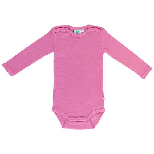 Småfolk Uld-bodysuit Lyserød | Lyserød | 92/98 cm