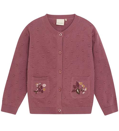 Se Minymo Cardigan - Strik - Deco Rose ved KidsWorld