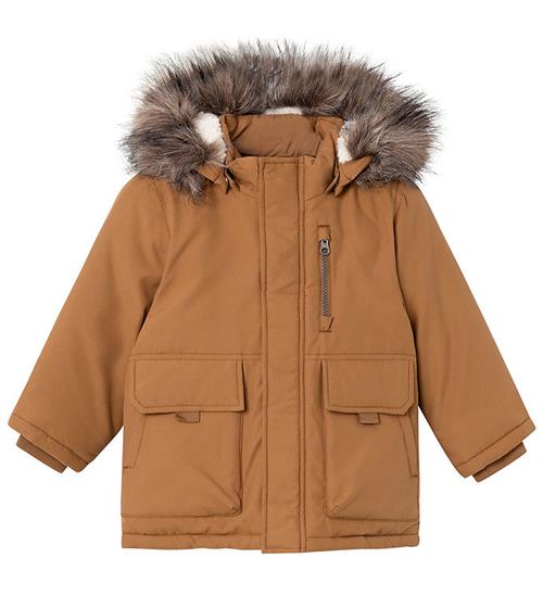 Se Name It Vinterjakke - NkmMaster05 Parka - Rubber ved KidsWorld