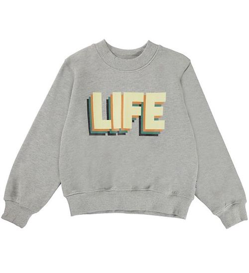 Se Molo Sweatshirt - Marge - Greymelange Life ved KidsWorld