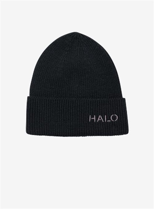 Se Halo Wool Mix Beanie Black ved Number Nine