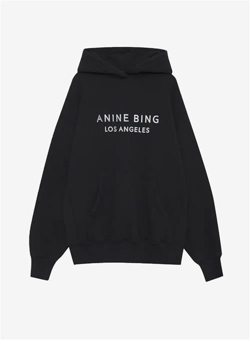 Se Anine Bing Alto Hoodie Black ved Number Nine