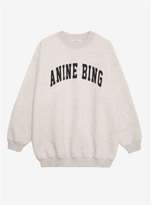 Anine Bing Tyler Sweatshirt Oat Melange