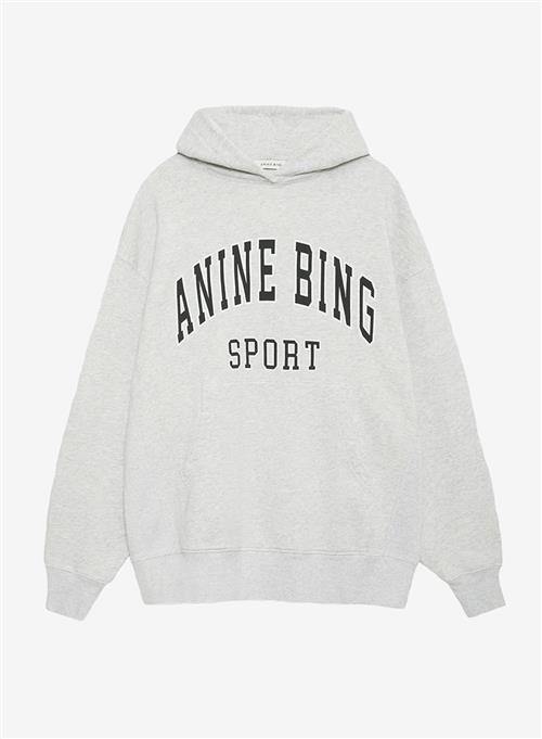 Se Anine Bing Alto Hoodie Anine Bing Heather Grey ved Number Nine