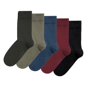 Björn Borg Strømper 5P Essential Ankle Sock Flerfarvet Str 41/45 Herre