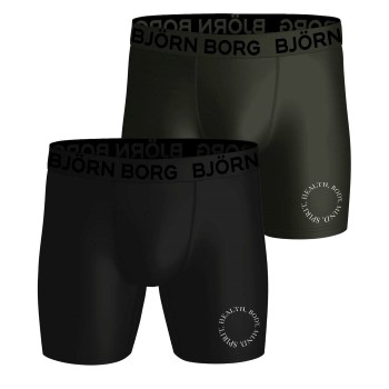 Björn Borg 2P Performance Boxer 1727 Sort polyester Large Herre