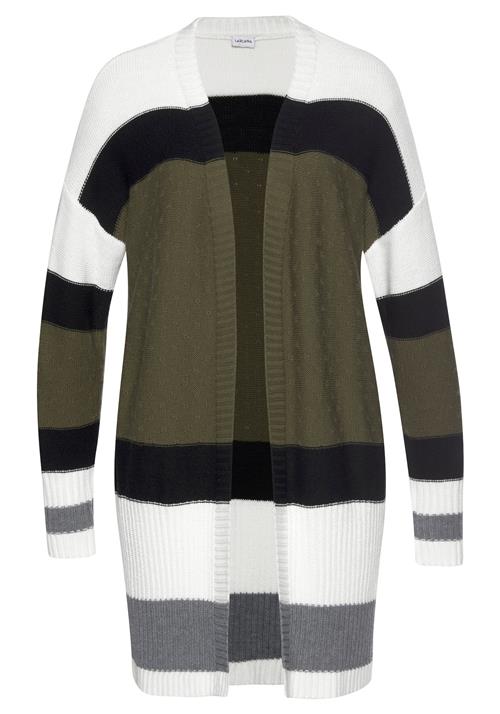 Se LASCANA Cardigan  bronze / grå / sort / hvid ved About You