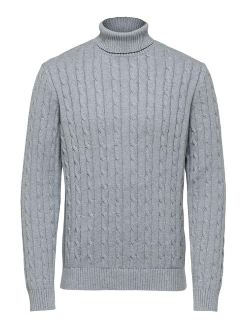 SELECTED HOMME Pullover 'SLHRYAN'  grå