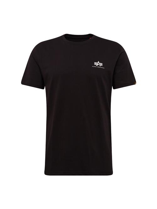 ALPHA INDUSTRIES Bluser & t-shirts  sort / hvid