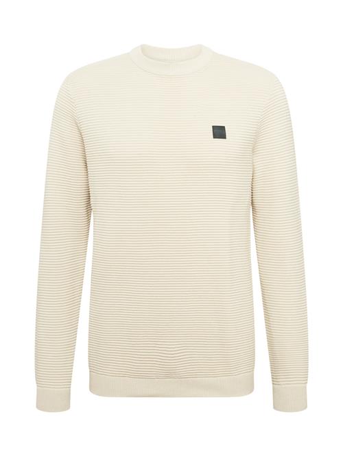 !Solid Pullover 'Valencia'  sort / naturhvid