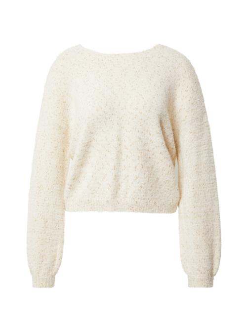 ONLY Pullover 'ROSETTE'  beige / lysebrun