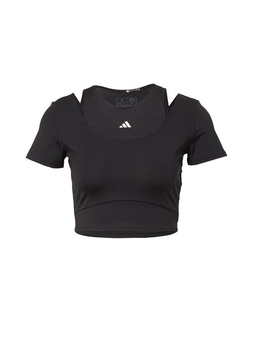 ADIDAS PERFORMANCE Funktionsbluse 'Hiit Aeroready '  sort / hvid