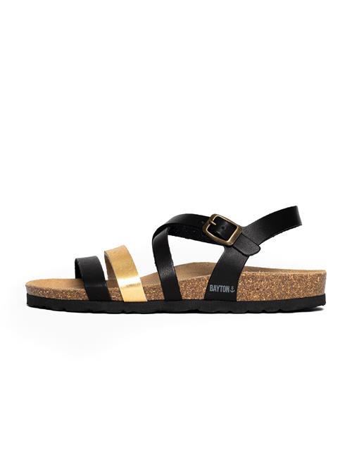 Bayton Sandaler med rem ' Gerone'  guld / sort