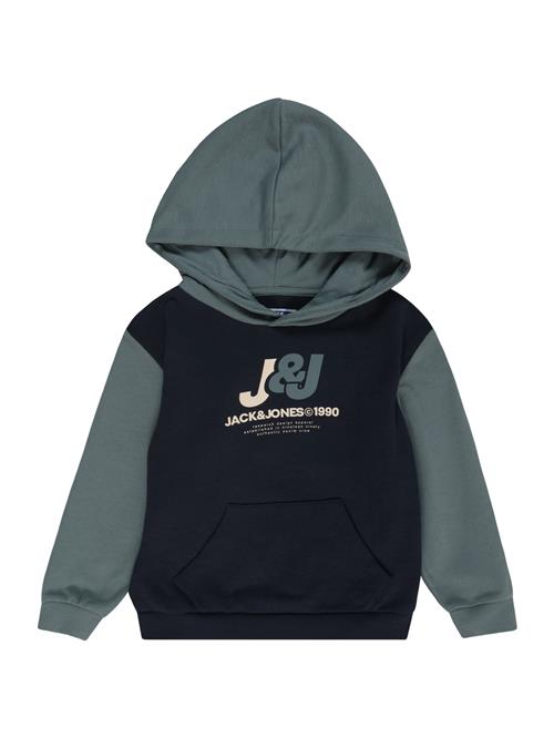 Jack & Jones Junior Sweatshirt 'JJKYLO'  ecru / navy / dueblå