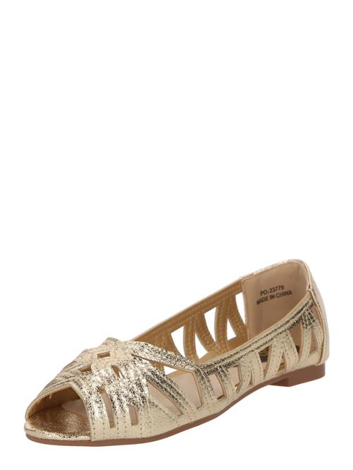 Se Dorothy Perkins Ballerinasko  guld ved About You