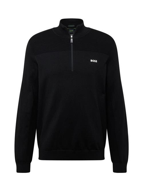 BOSS Pullover  sort / hvid