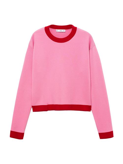 MANGO Pullover 'Como'  lys pink / blodrød