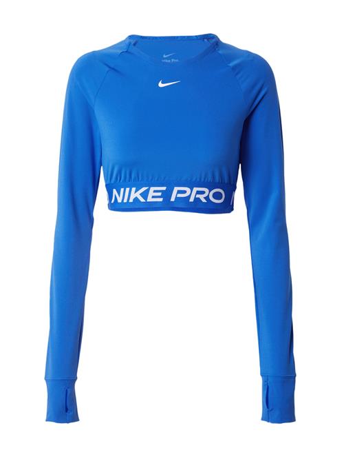 NIKE Funktionsbluse 'PRO'  royalblå / hvid