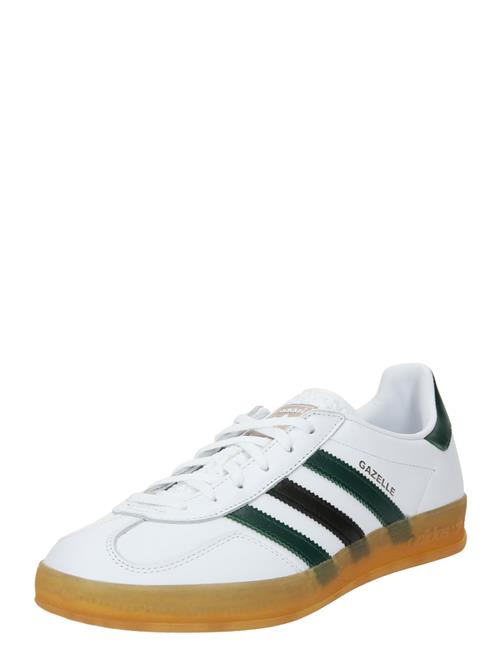 Se ADIDAS ORIGINALS Sneaker low 'Gazelle'  mørkegrøn / sort / hvid ved About You