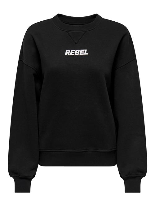 Se ONLY Sweatshirt 'ONLSOFIA'  sort / hvid ved About You