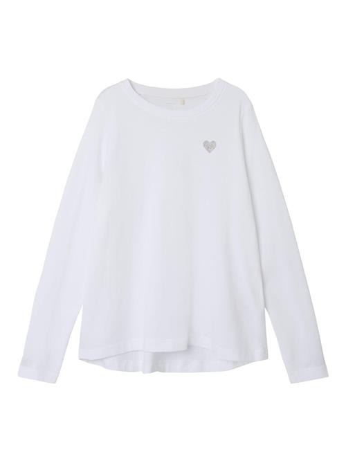 NAME IT Bluser & t-shirts 'Violine'  sølv / hvid