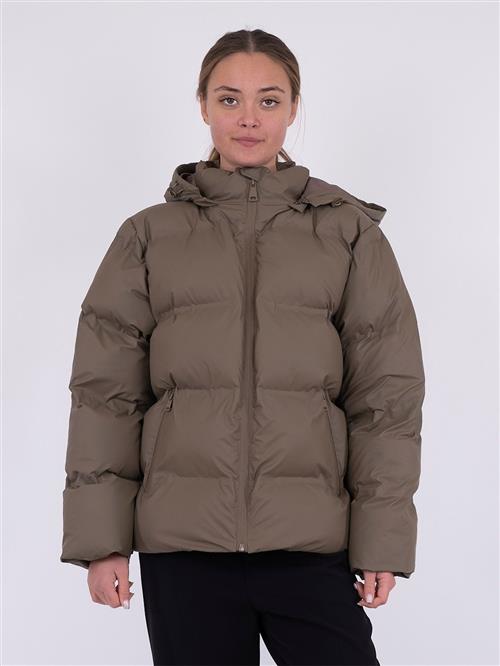 Neo Noir Fox C Water Repellent Puffer Jacket Kvinde Dark Taupe Dunjakker Str 38 - hos Magasin