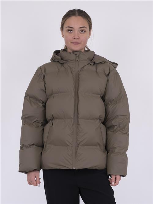 Neo Noir Fox C Water Repellent Puffer Jacket Kvinde Dark Taupe Dunjakker Str 32 - hos Magasin