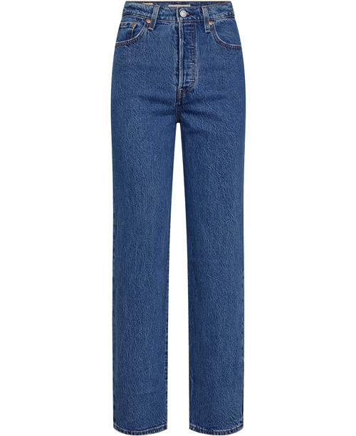 Levi's Ribcage Straight Ankle Jazz PO Kvinde Blå Straight Jeans Str W26/L31 - hos Magasin