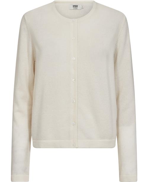 Se Magasin du Nord Collection Magasin Mabel 3 100% Cashmere Kvinde Off White Cardigans Str L Cashmere ved Magasin